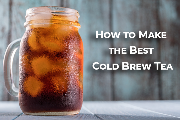 Enjoy cold brew tea as a healthy alternative to coffee. This is how you make cold brew tea.